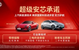 “超级安芯承诺”保驾护航，MG Cyberster荣膺年度金乘奖